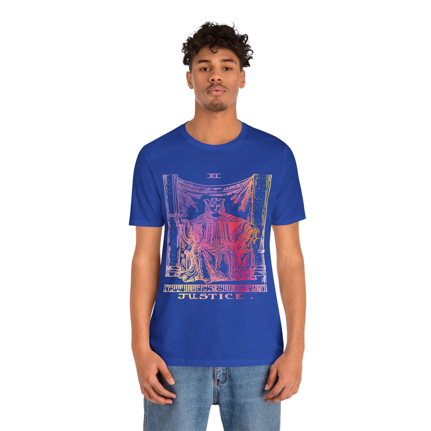 Justice Tarot Card T-Shirt