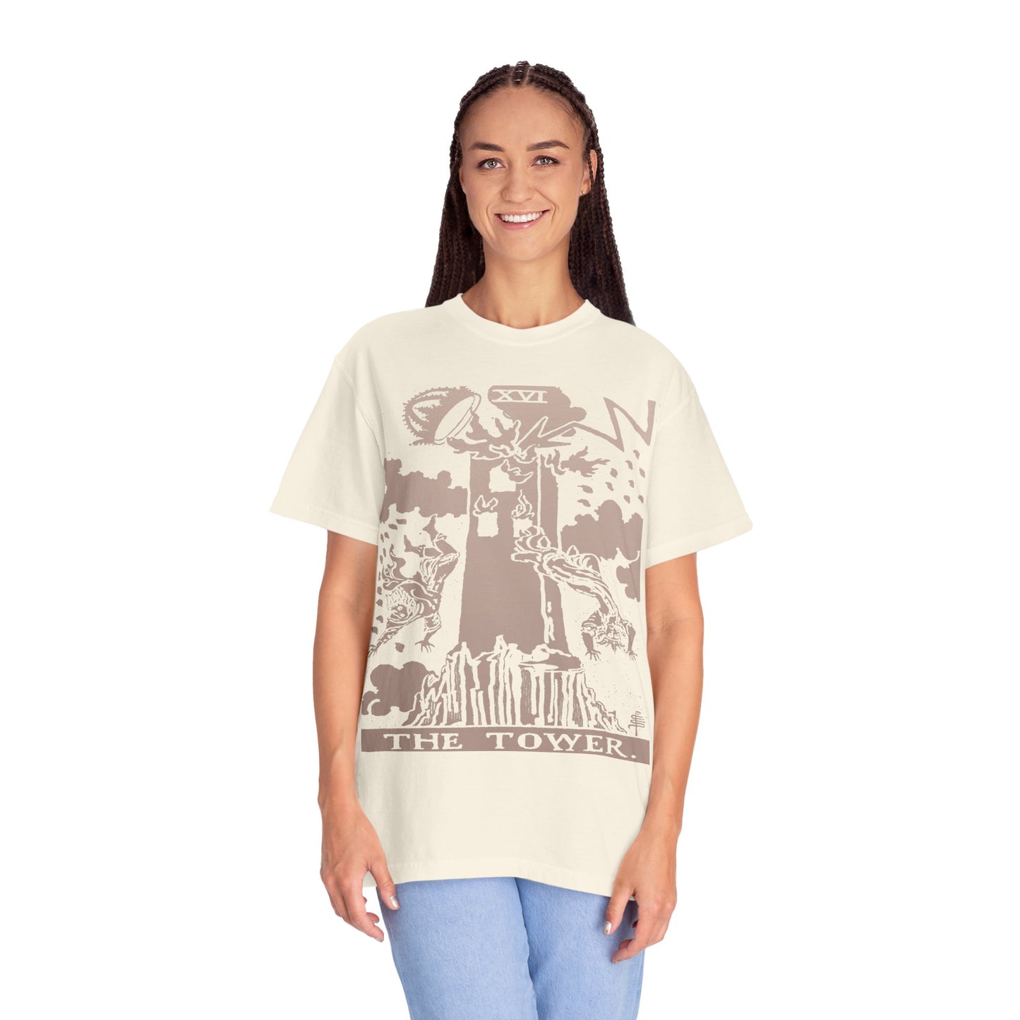 The Tower Tarot Card T-Shirt