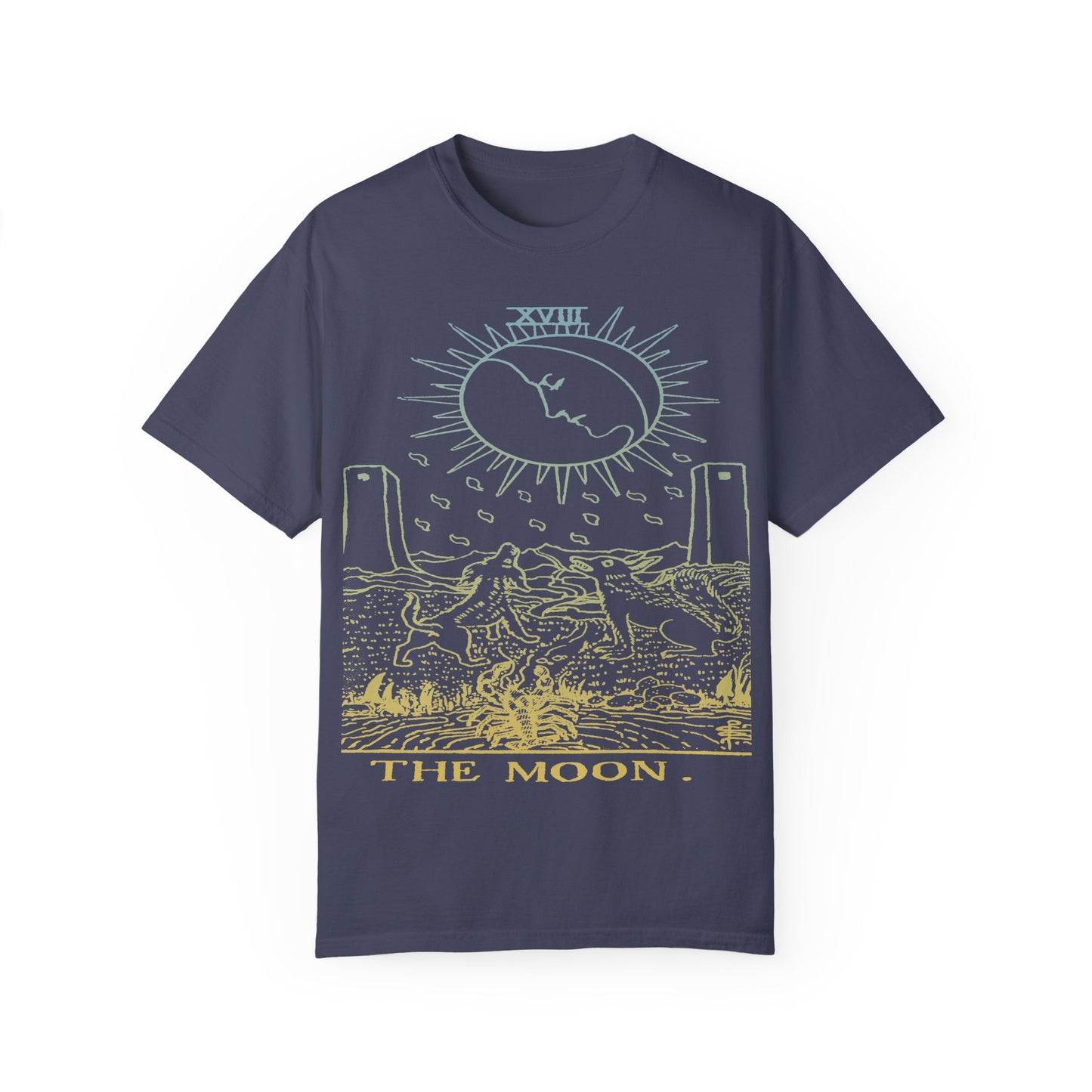 The Moon Tarot Card T-Shirt