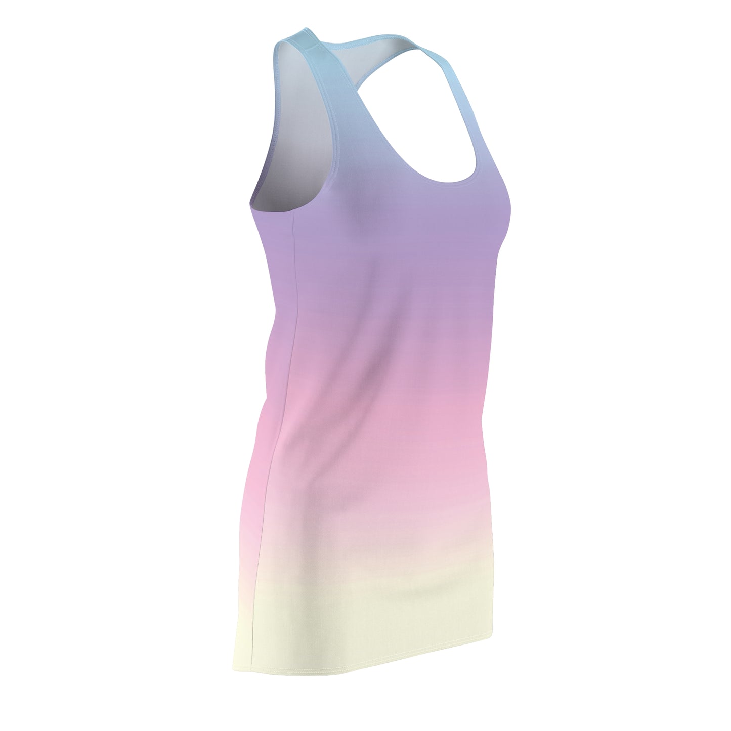 Soft Color Sunset Ombre Racerback Dress