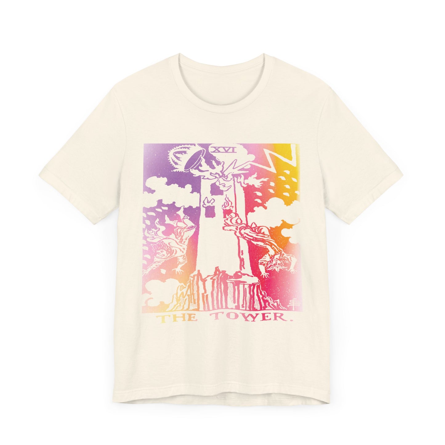 The Tower Tarot Card T-Shirt