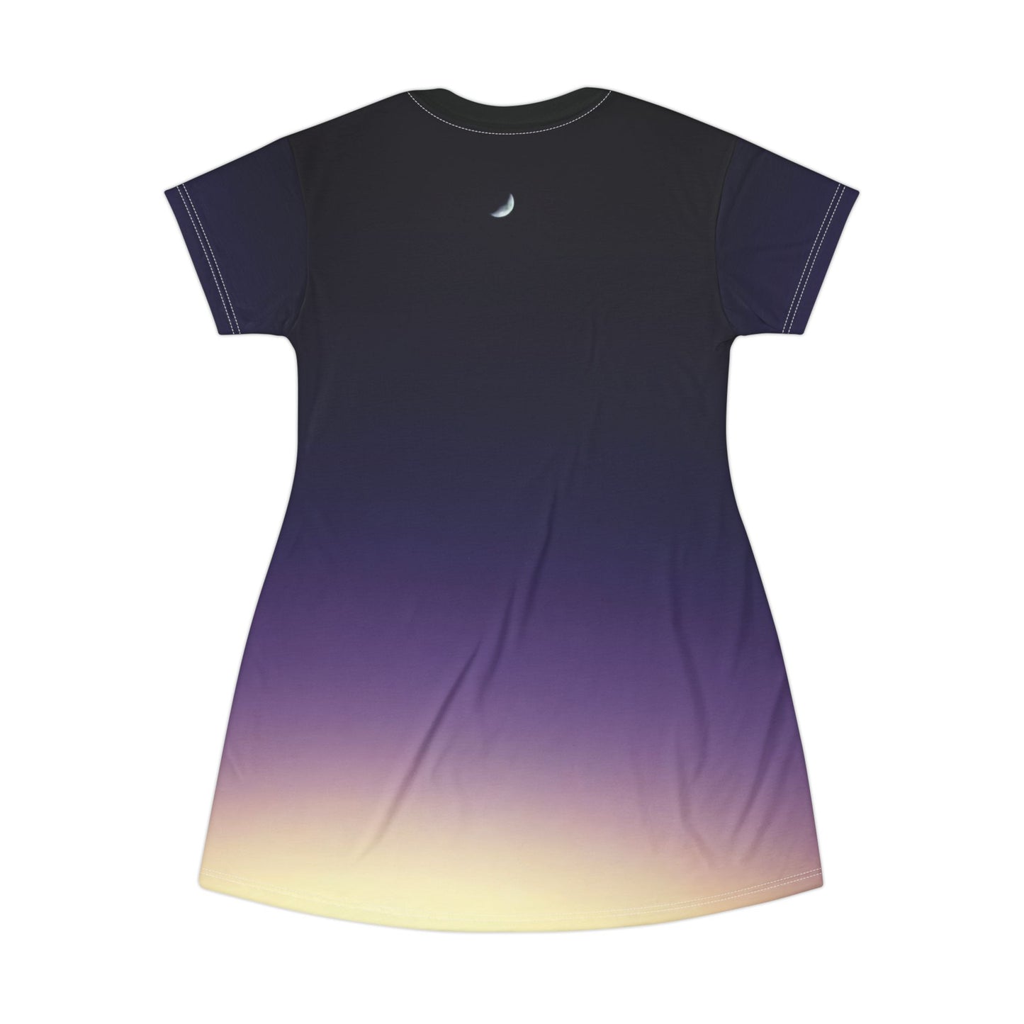 Midnight Moonrise T-Shirt Dress