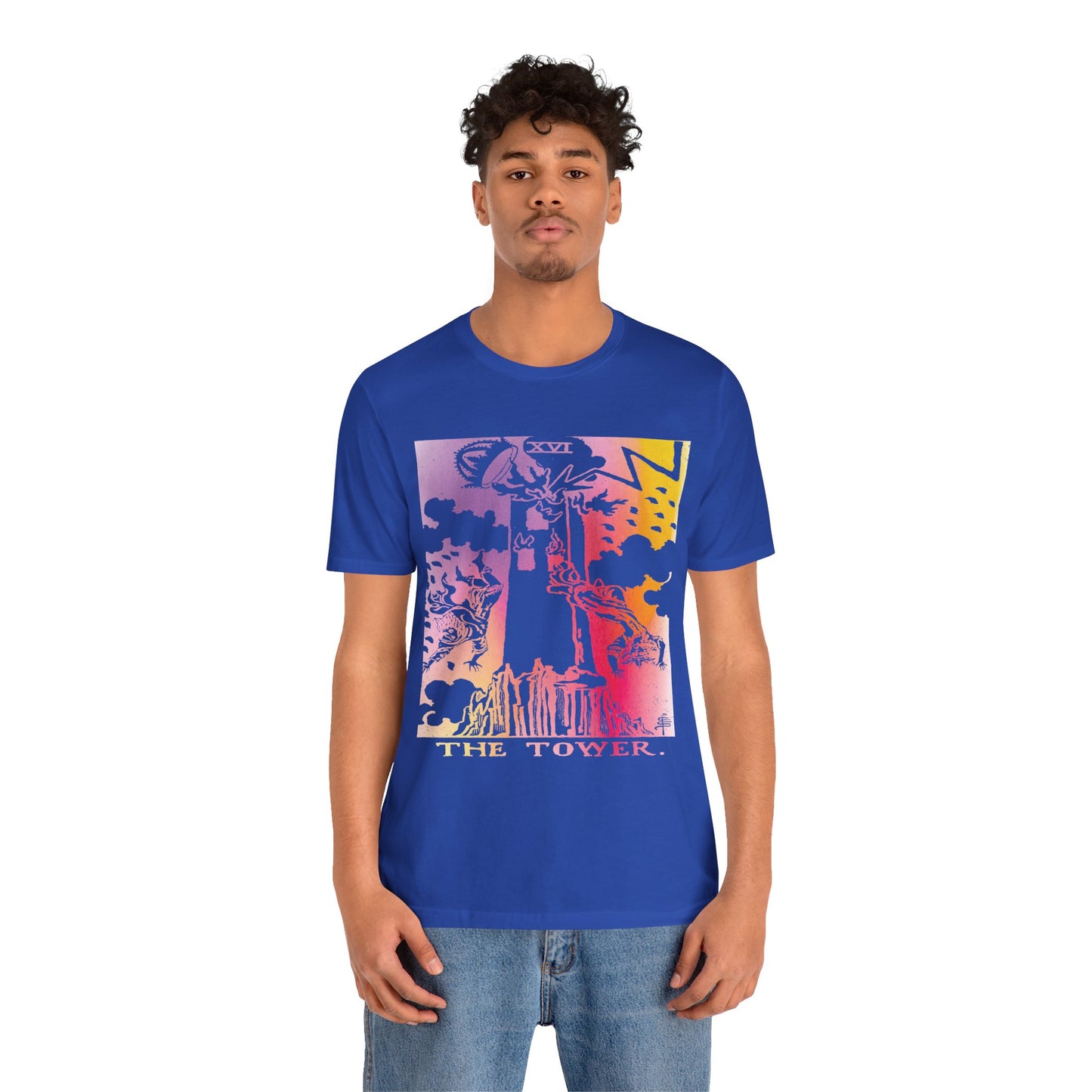 The Tower Tarot Card T-Shirt