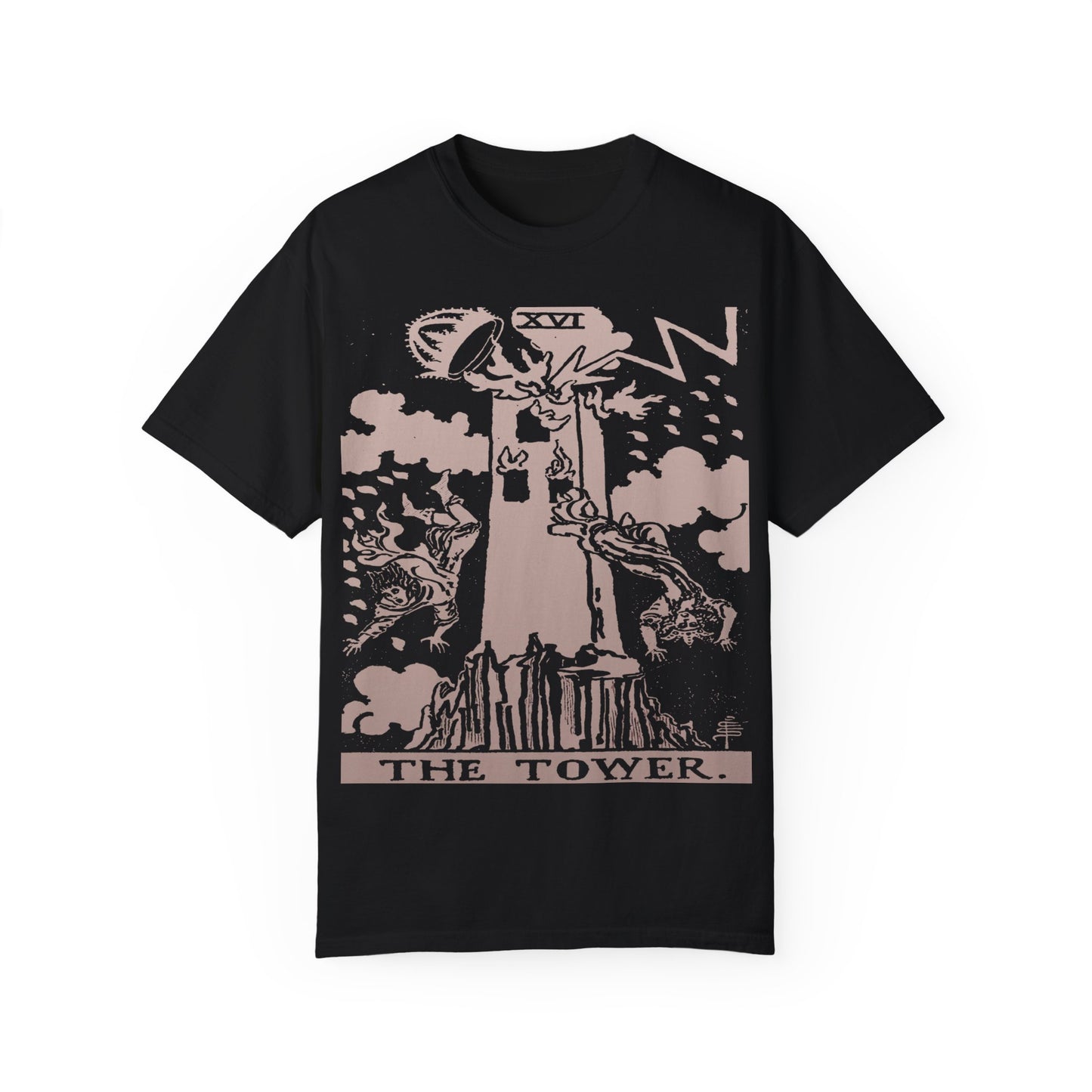 The Tower Tarot Card T-Shirt