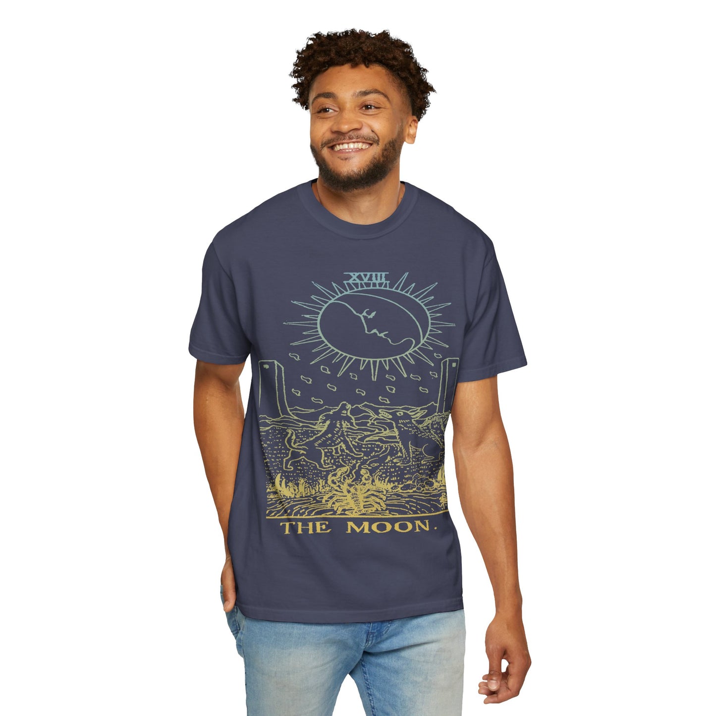 The Moon Tarot Card T-Shirt