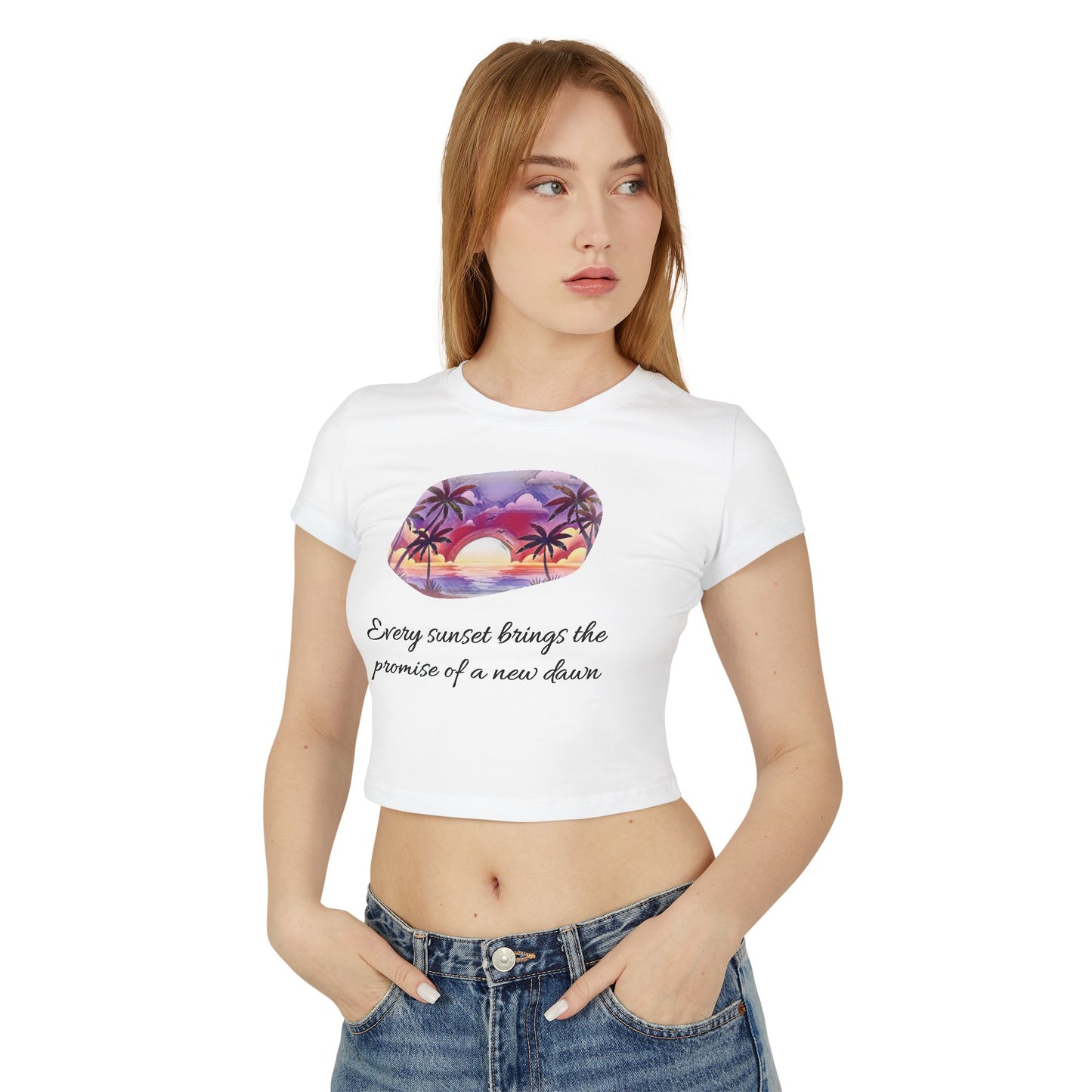 Sunset Quote Baby Tee