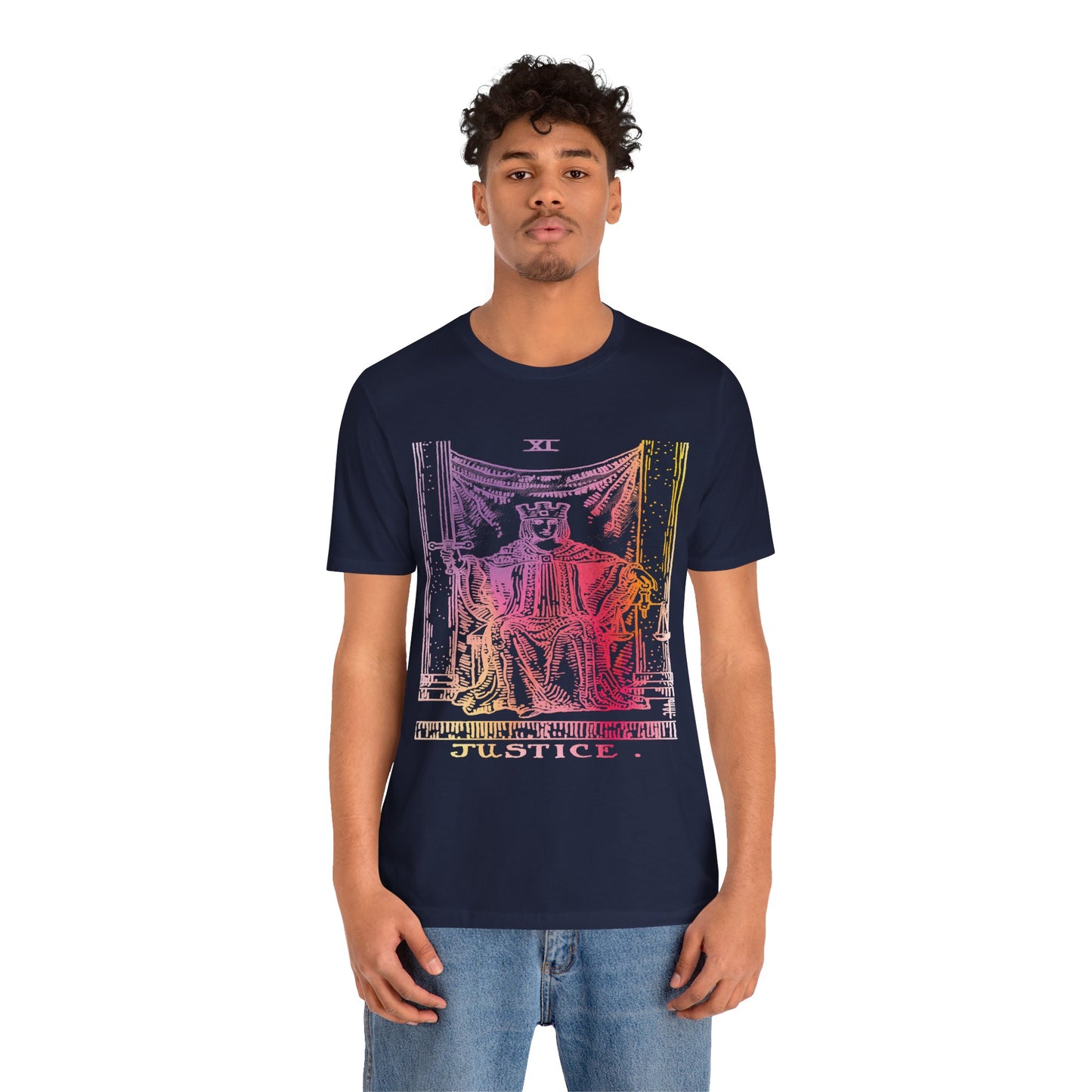 Justice Tarot Card T-Shirt