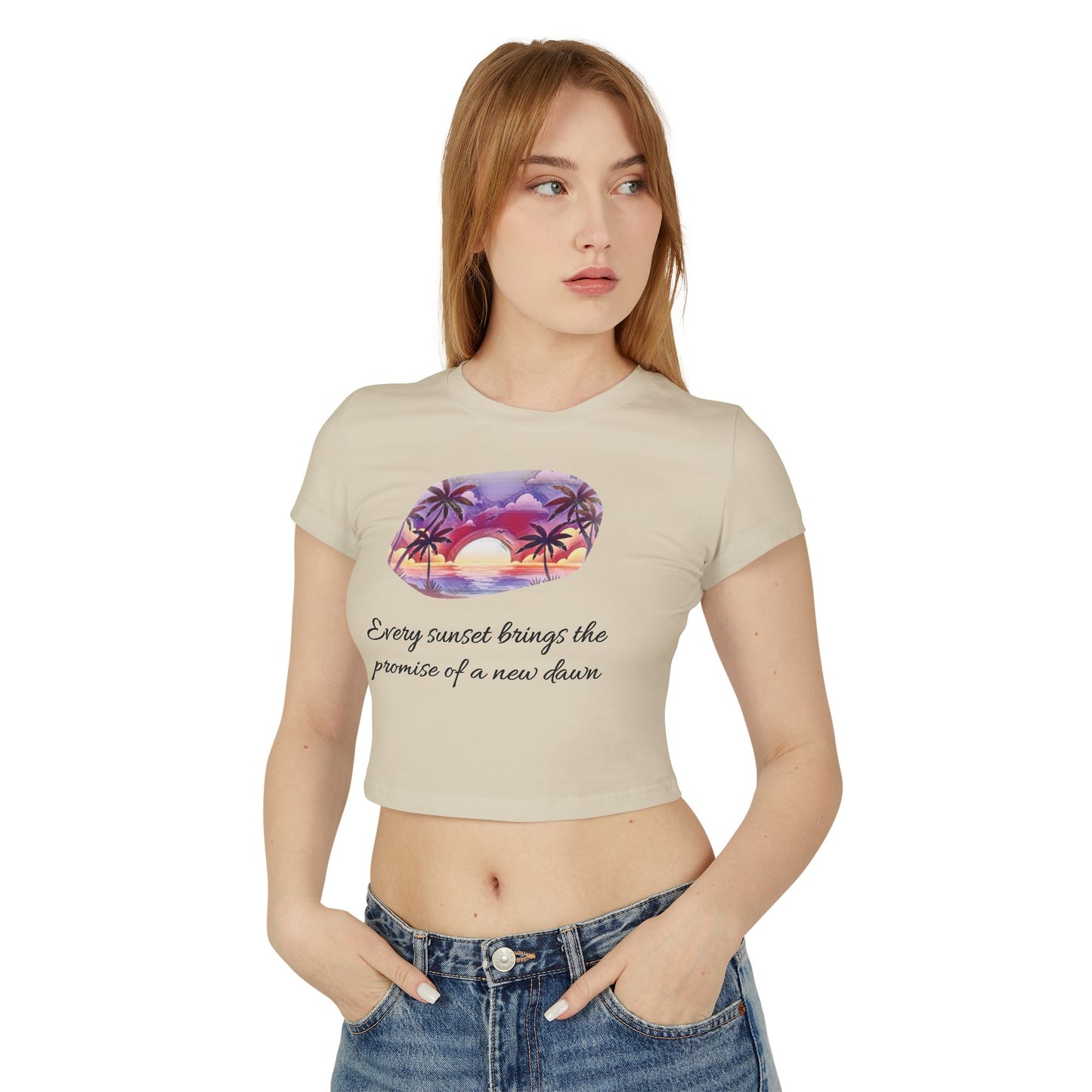 Sunset Quote Baby Tee