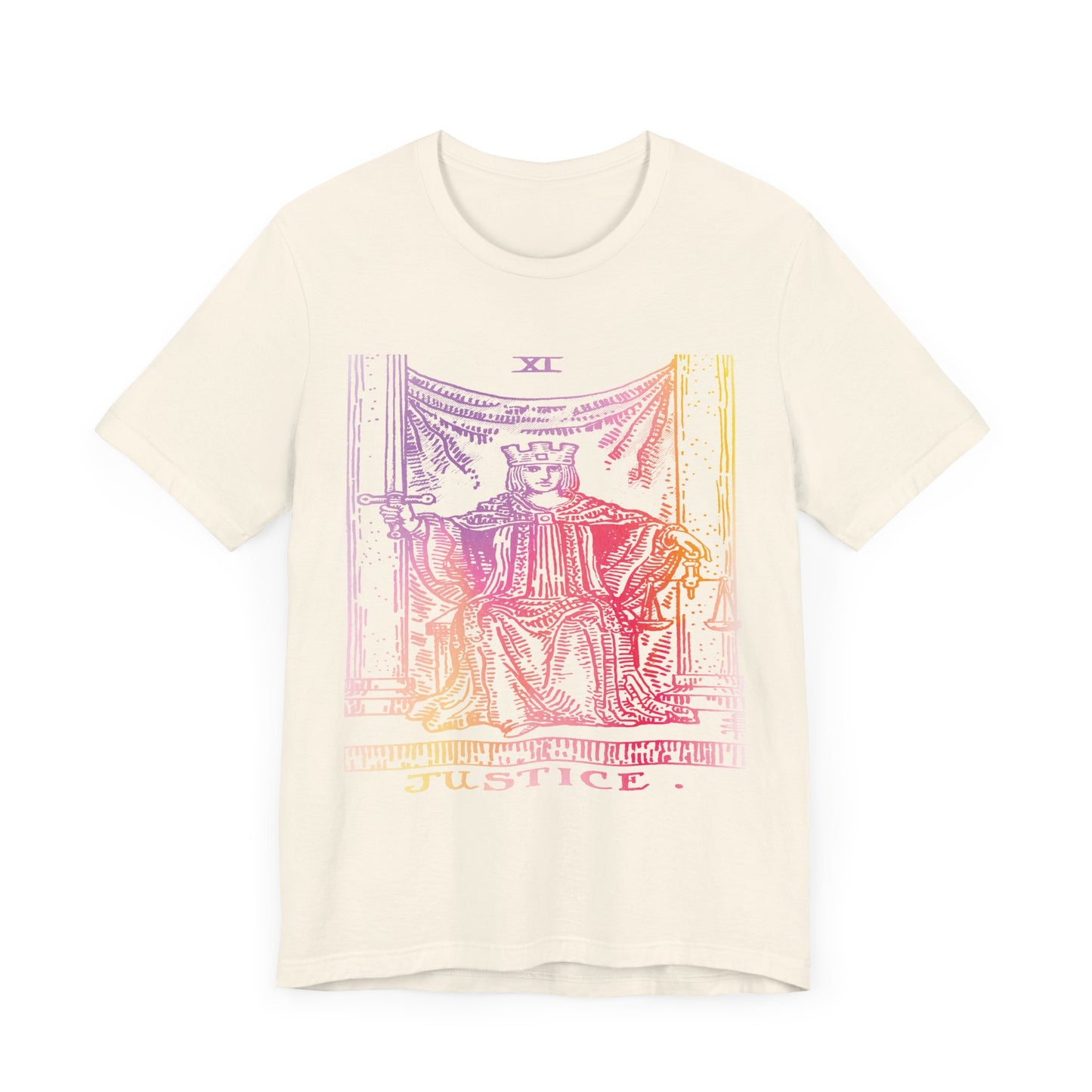 Justice Tarot Card T-Shirt