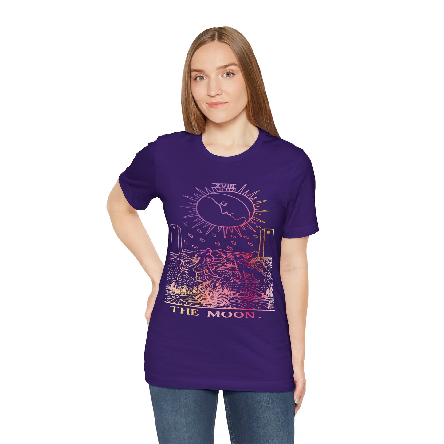 The Moon Tarot Card T-Shirt