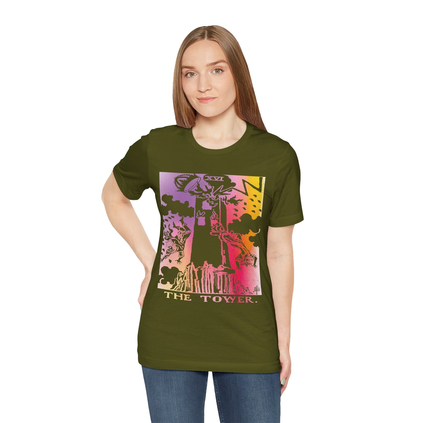 The Tower Tarot Card T-Shirt