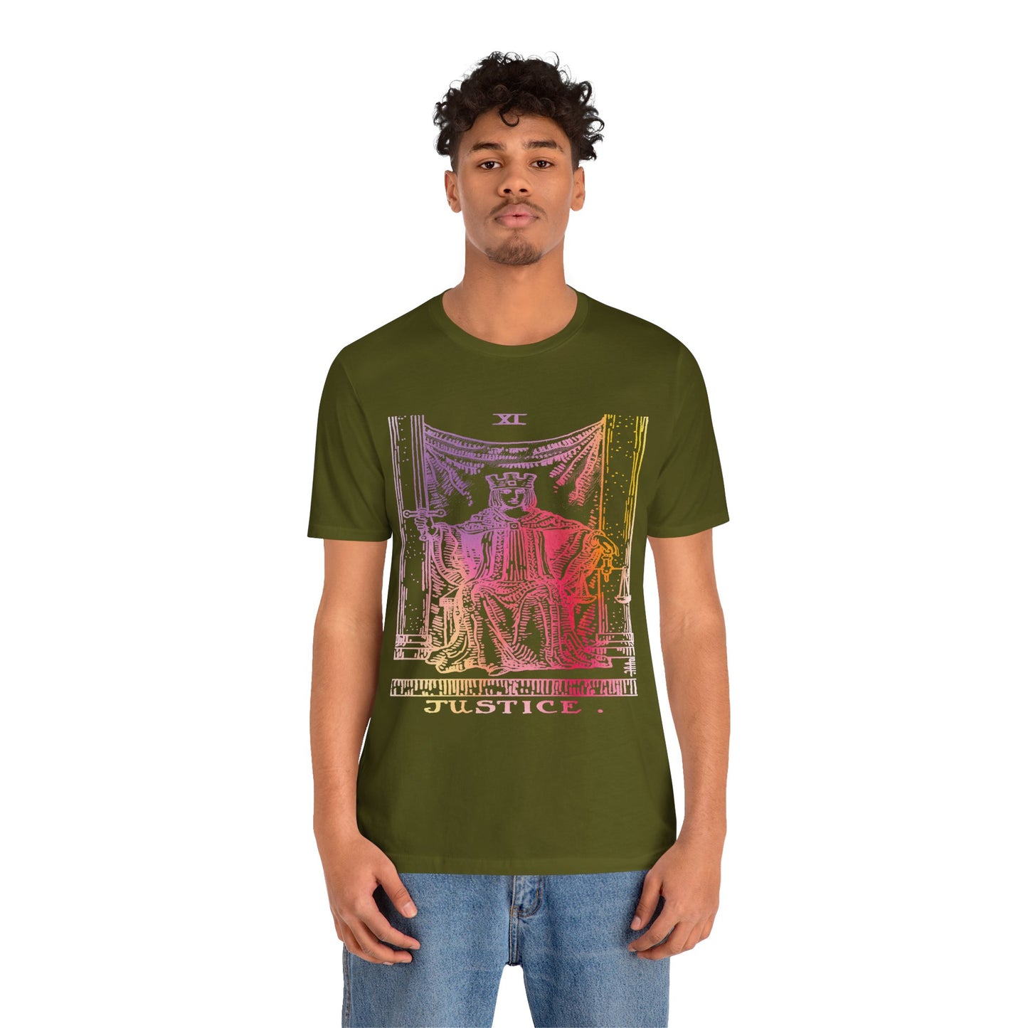 Justice Tarot Card T-Shirt