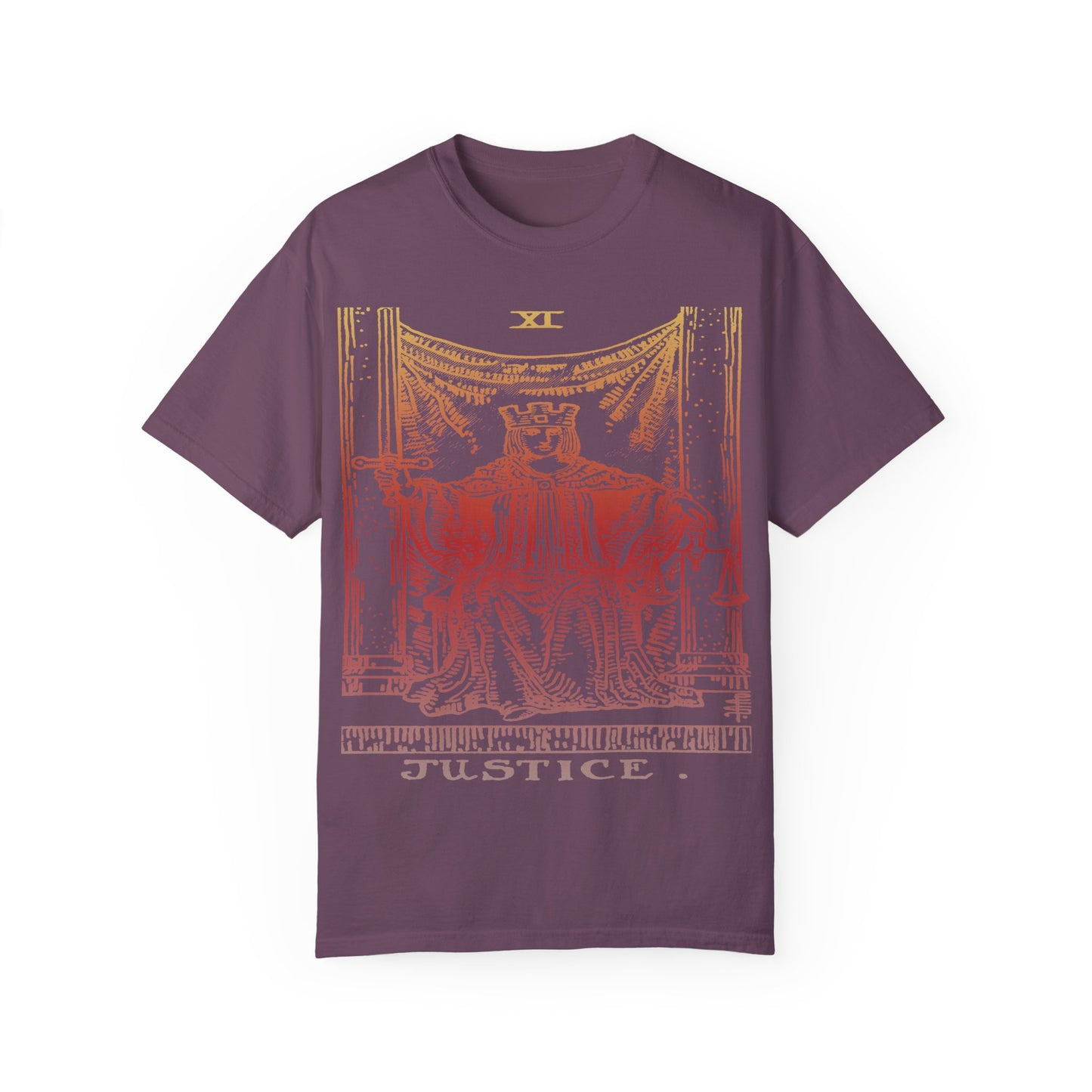 Justice Tarot Card T-Shirt