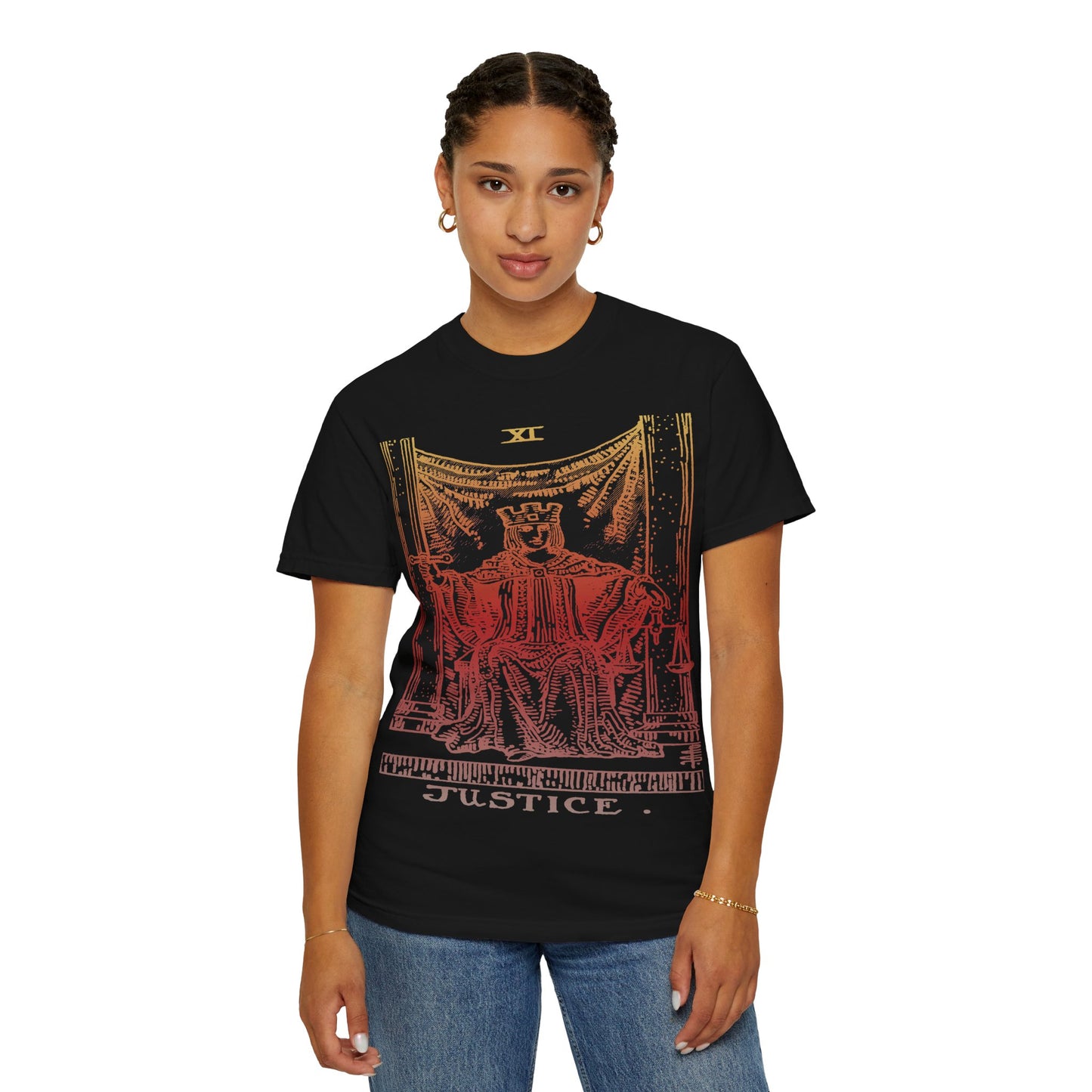 Justice Tarot Card T-Shirt