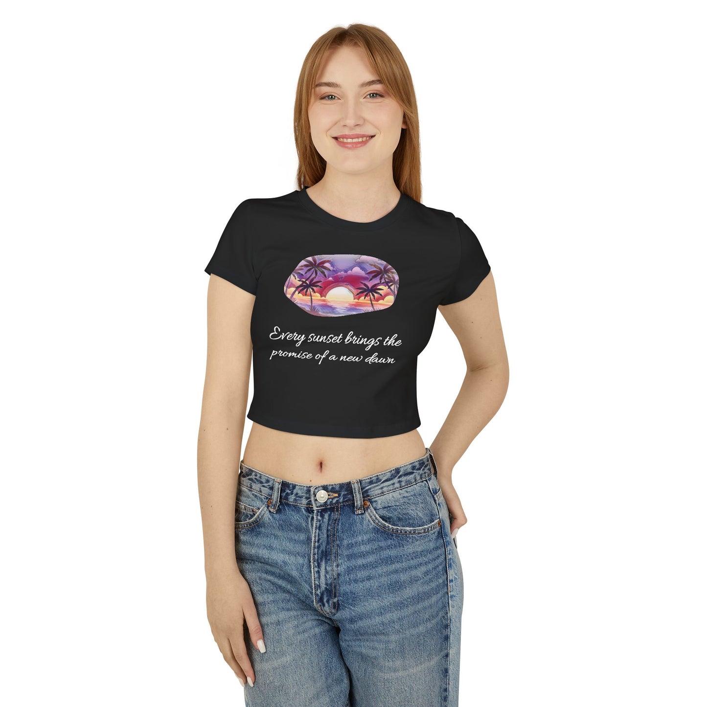 Sunset Quote Baby Tee