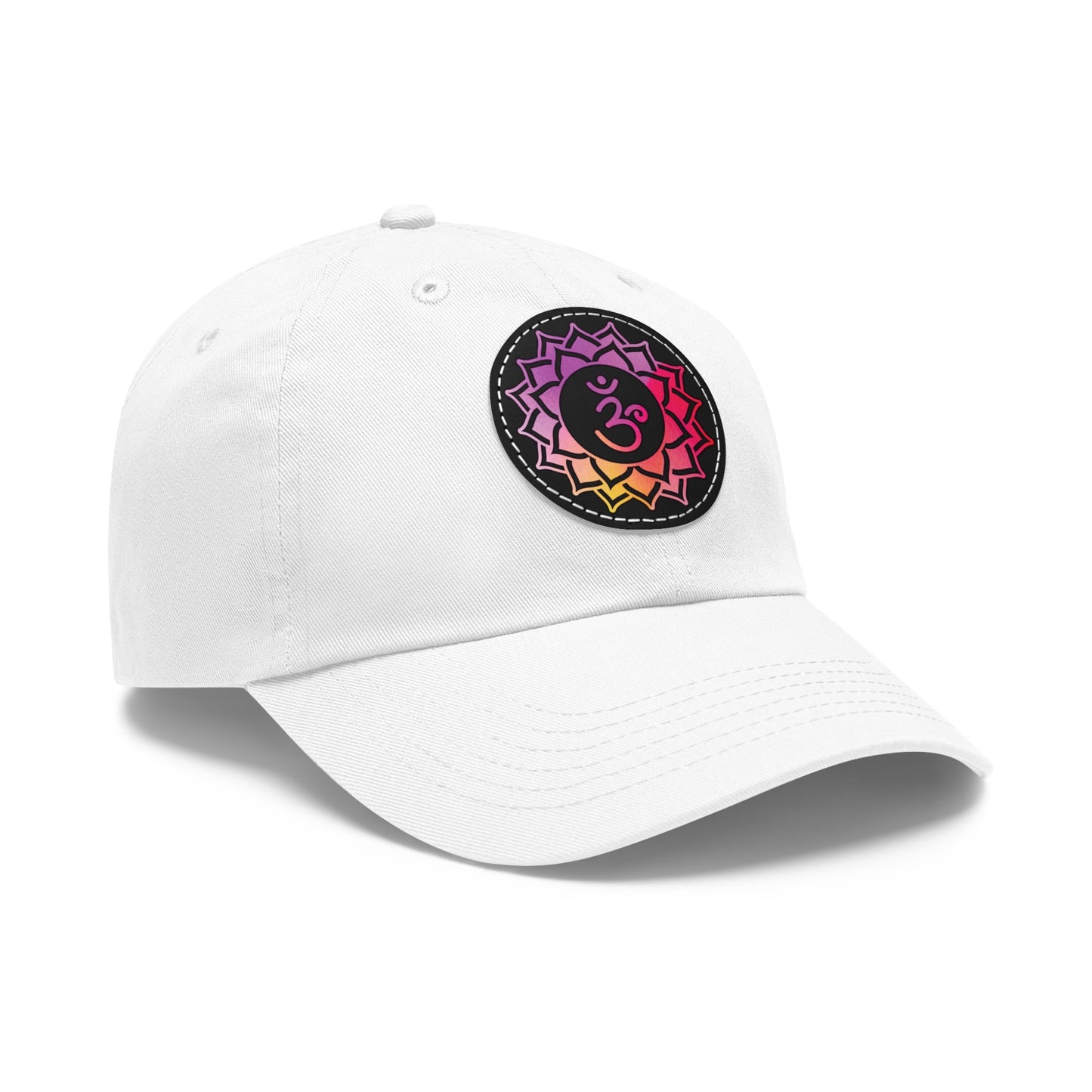 Crown Chakra Cap with Leather Patch