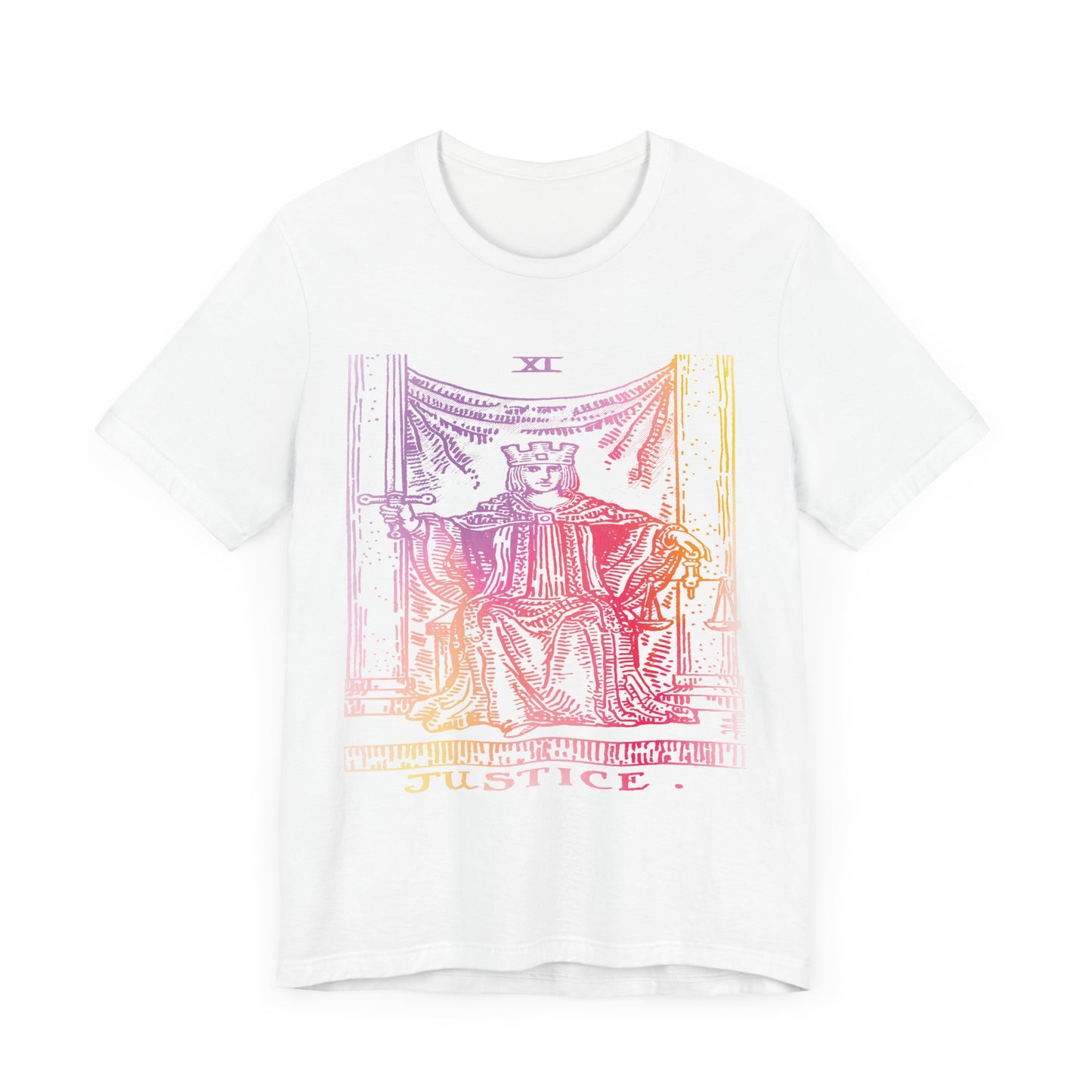 Justice Tarot Card T-Shirt