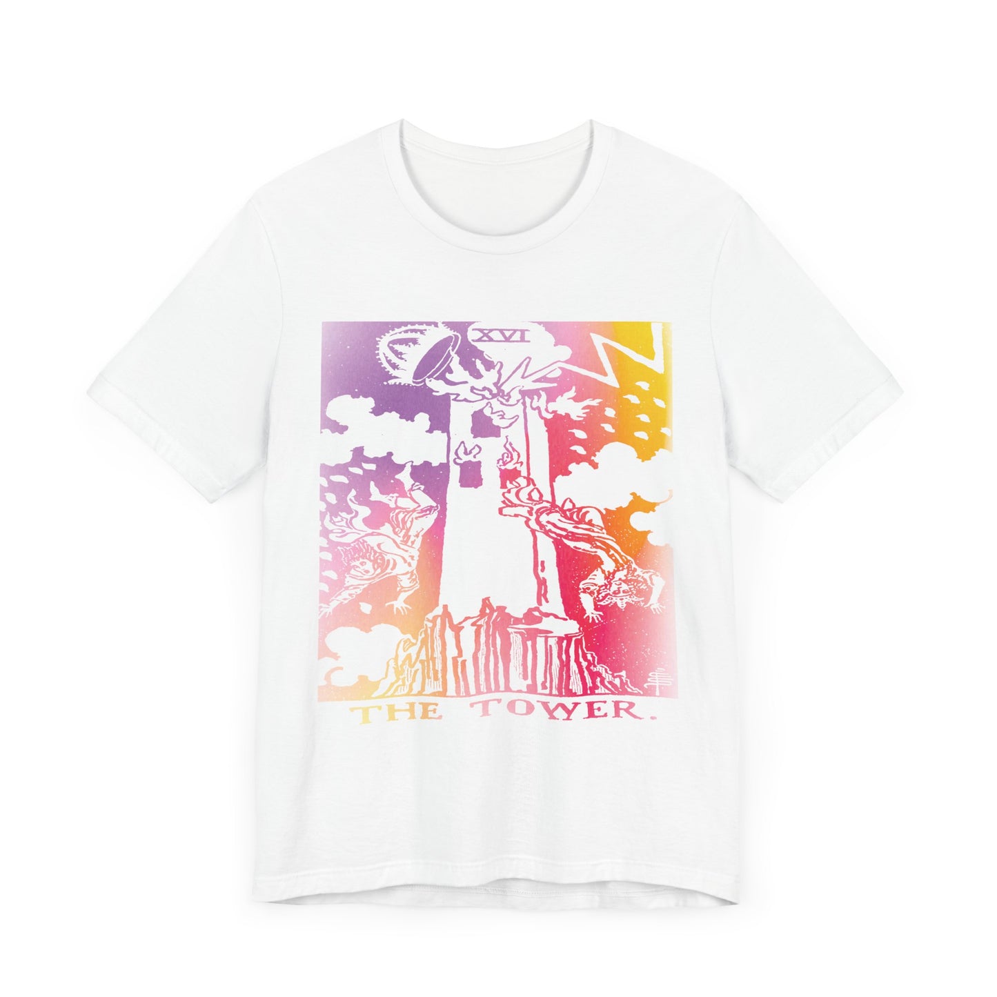 The Tower Tarot Card T-Shirt