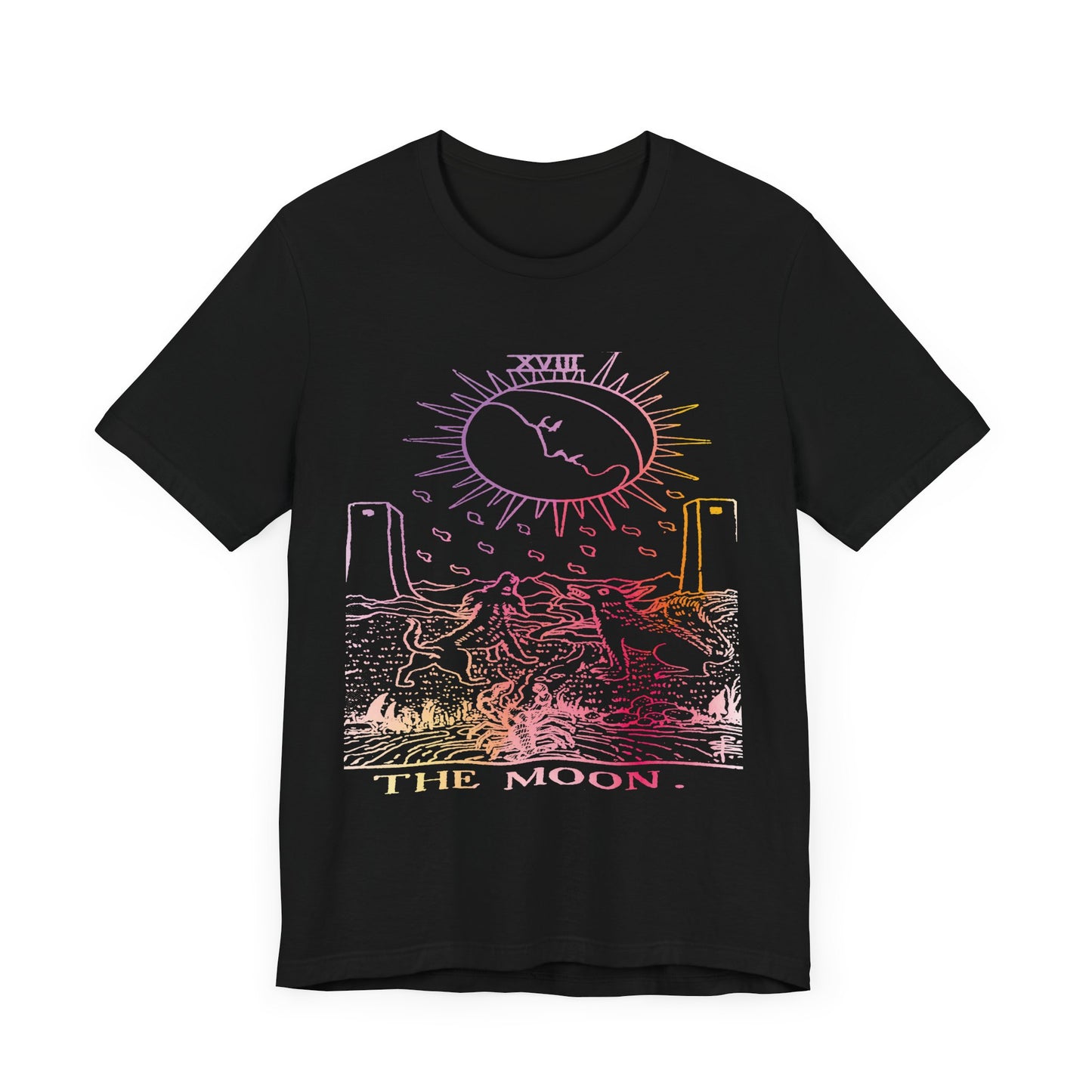 The Moon Tarot Card T-Shirt