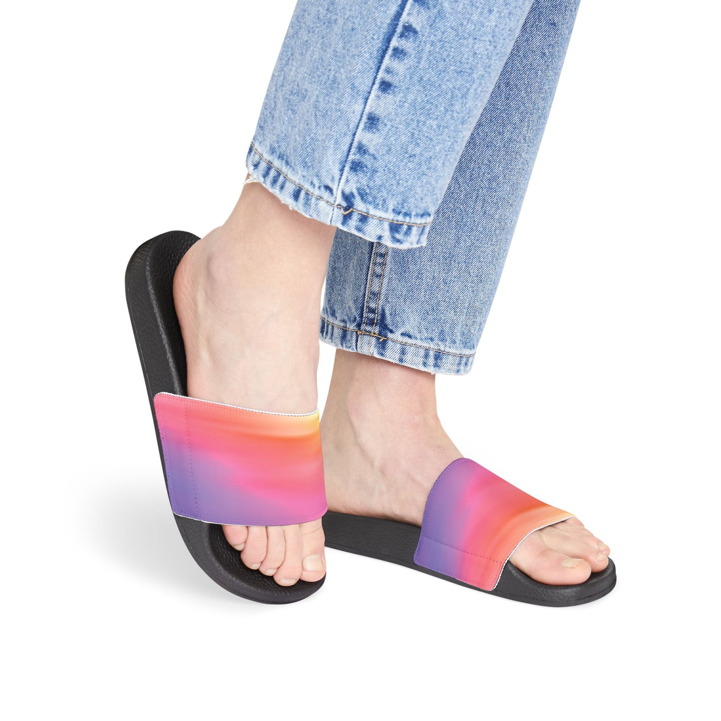 Womens Sunset Slide Sandals Removable-Straps