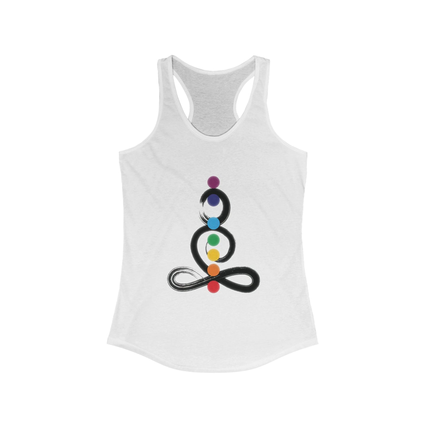 Seven Chakras Meditation & Yoga Women's Racerback Tank