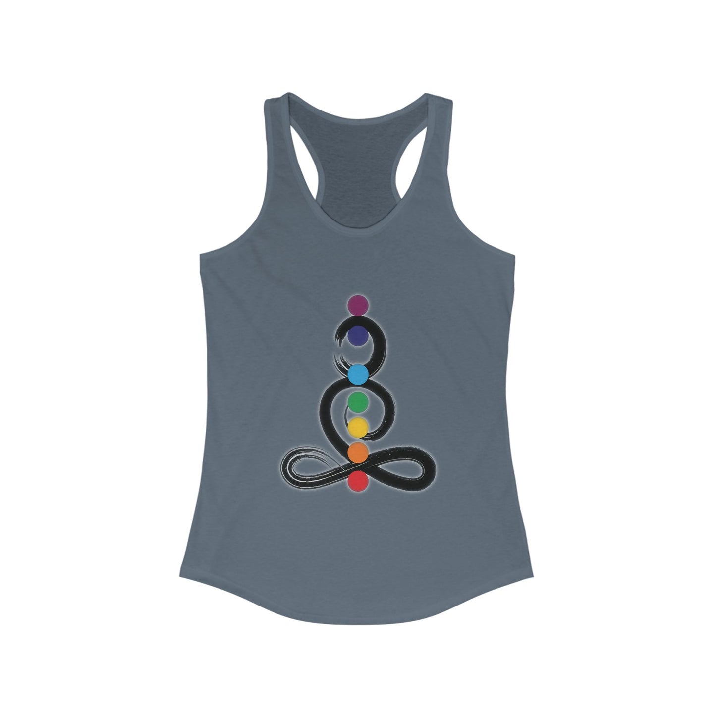 Seven Chakras Meditation & Yoga Women's Racerback Tank