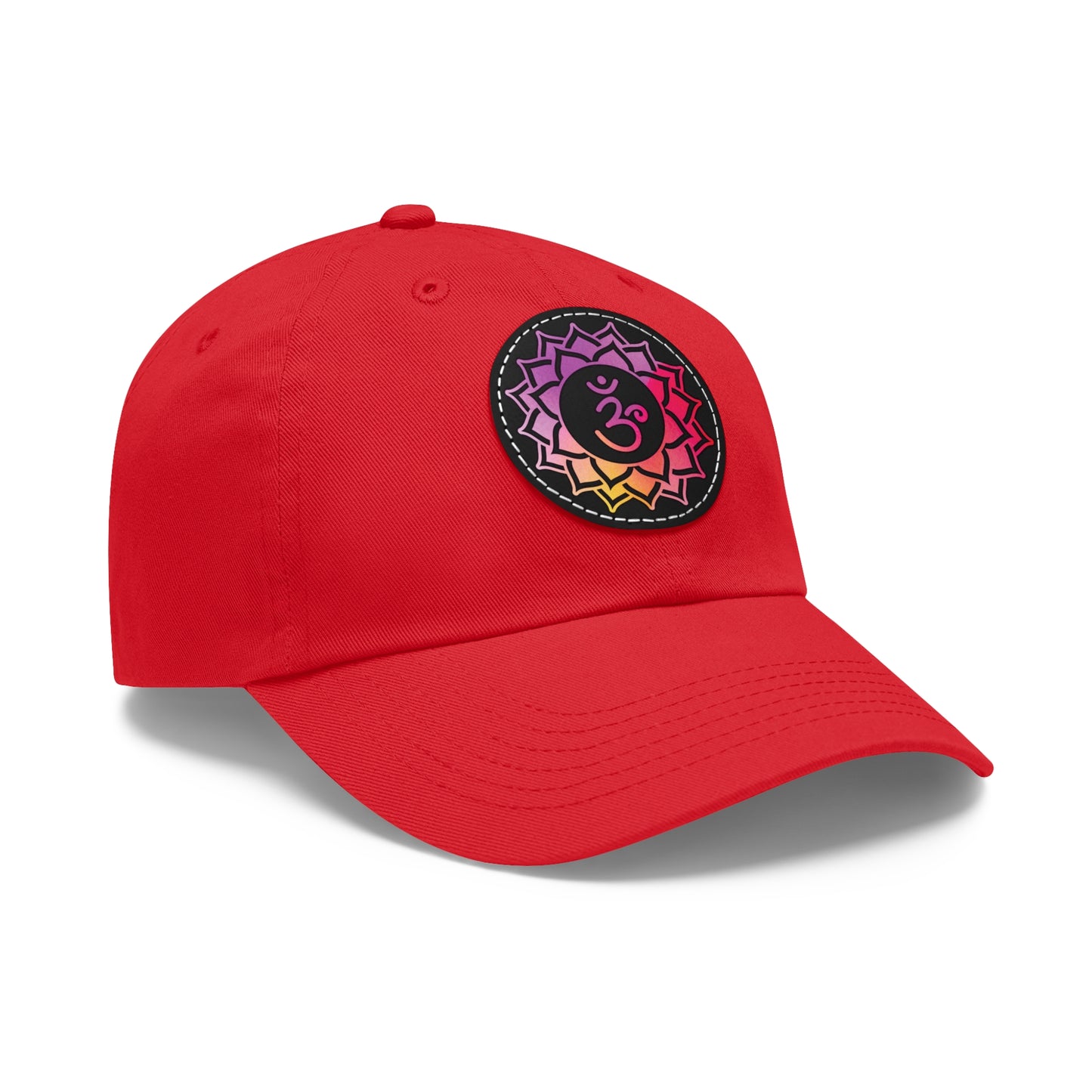 Crown Chakra Cap with Leather Patch