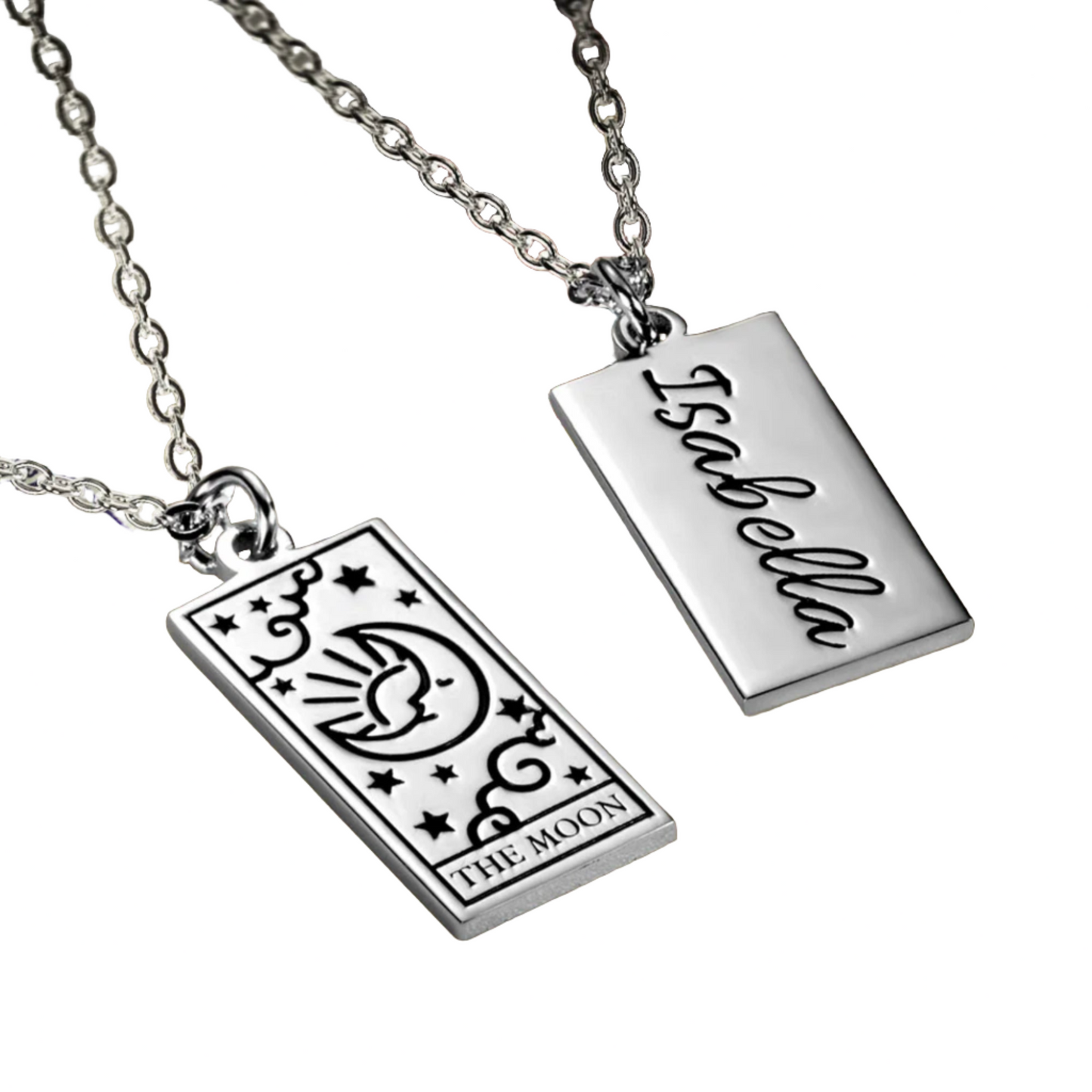 Personalized Tarot Card Necklace