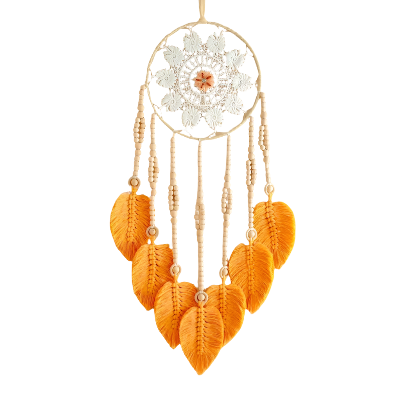 Beaded Tassel Flower Dream Catcher