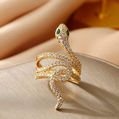 Gold Snake Ring Copper