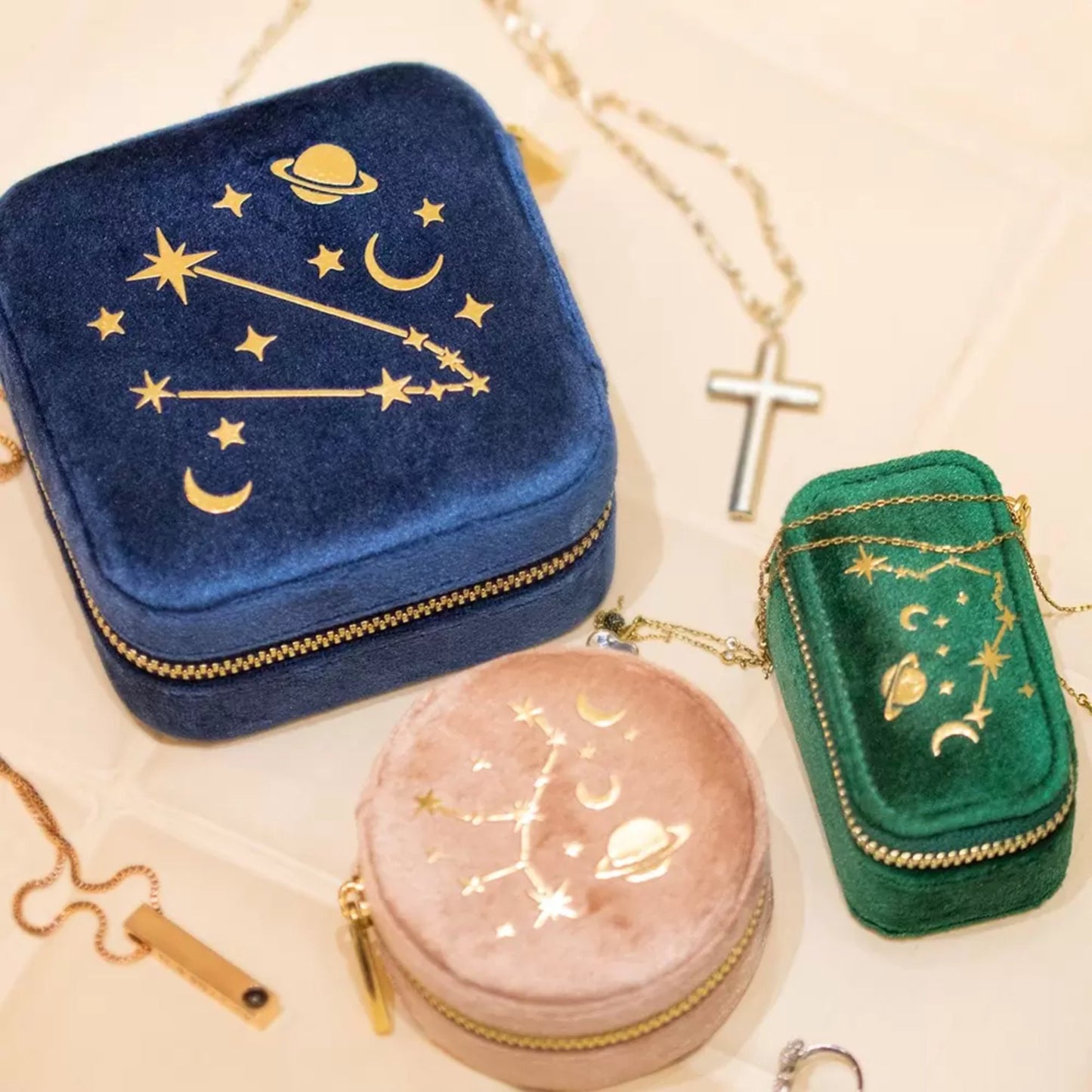 Personalized Zodiac Constellation Jewelry Box