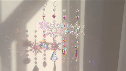 Snowflake Crystal Suncatcher