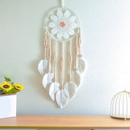 Beaded Tassel Flower Dream Catcher