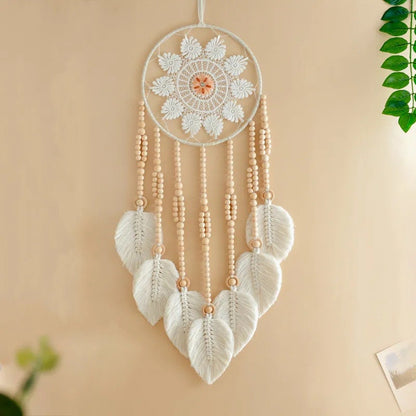 Beaded Tassel Flower Dream Catcher